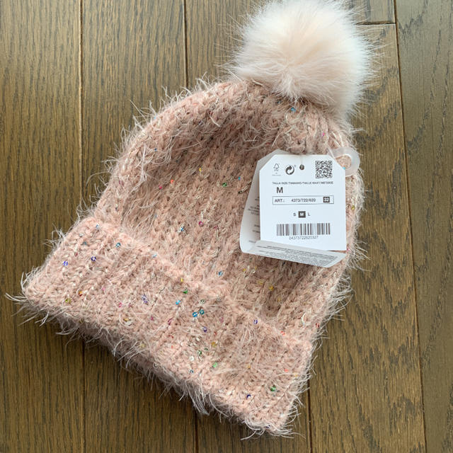 ZARA KIDS(ザラキッズ)の【新品】ZARA KIDS ニット帽 姉妹お揃い 再お値下げ！！ キッズ/ベビー/マタニティのこども用ファッション小物(帽子)の商品写真