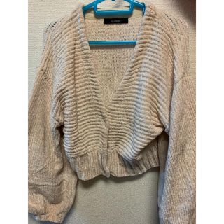 ダブルクローゼット(w closet)のw closet  ニット　カーディガン　オフホワイト(カーディガン)