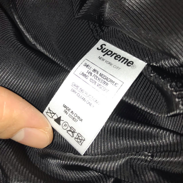 Supreme(シュプリーム)のsupreme fur bomber jacket mサイズ レディースのジャケット/アウター(毛皮/ファーコート)の商品写真