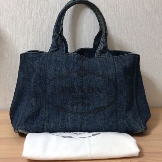 プラダ(PRADA)のここみさん専用『プラダ  PRADA』カナパトート　カナパ　B1877B デニム(トートバッグ)