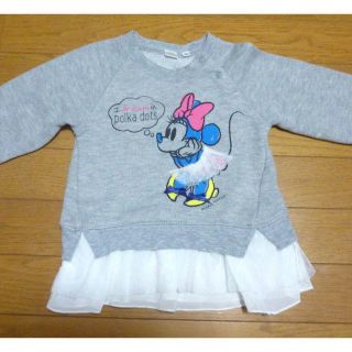 ディズニー(Disney)のディズニー　ミニーちゃんのチュニック　サイズ90(Tシャツ/カットソー)