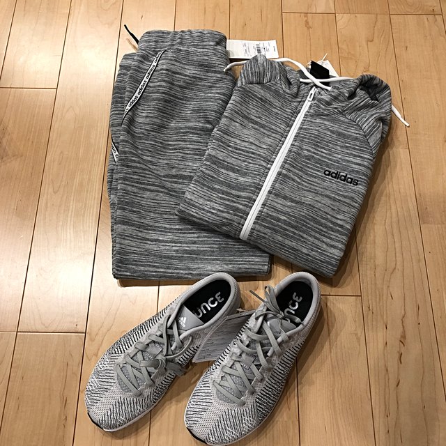 スニーカーadidasセットアップ&adizero bekoji