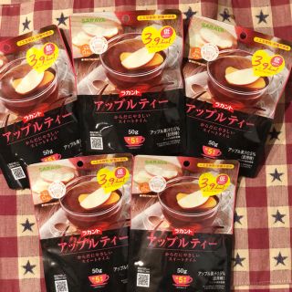 サラヤ(SARAYA)のラカント アップルティー 5袋 約25杯分 ダイエット 紅茶 砂糖不使用(ダイエット食品)