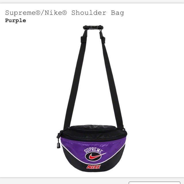 紫 Supreme/Nike Shoulder Bag 1