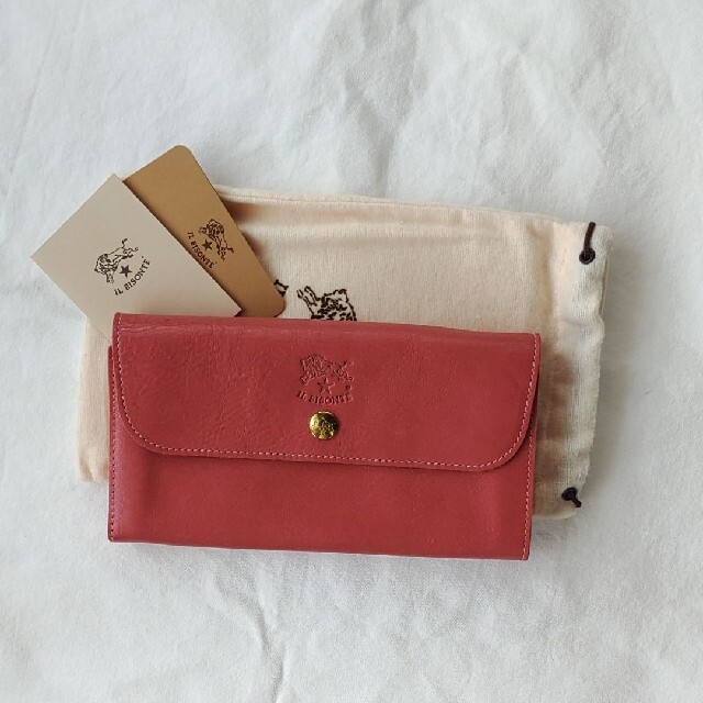 IL BISONTE(イルビゾンテ)の新品 イルビゾンテ 限定色 フューシャピンク 財布 レディースのファッション小物(財布)の商品写真