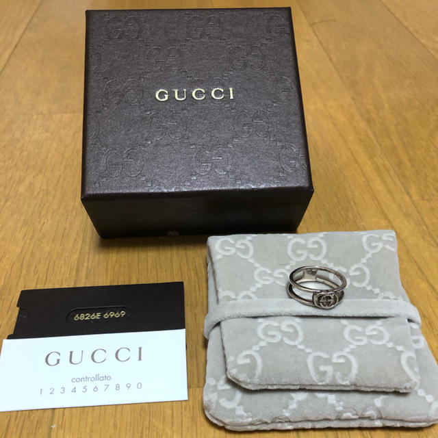 Gucci(グッチ)のGUCCI 指輪 10号(実寸９号) レディースのアクセサリー(リング(指輪))の商品写真