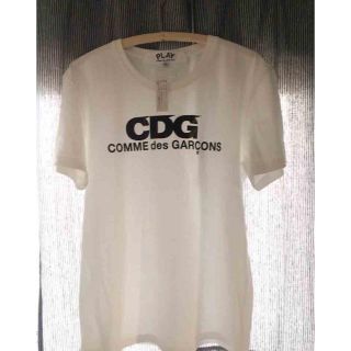 コムデギャルソン(COMME des GARCONS)の白 XL 新品 送込 CDG コムデギャルソン エアライン ロゴ Tシャツ(Tシャツ/カットソー(半袖/袖なし))