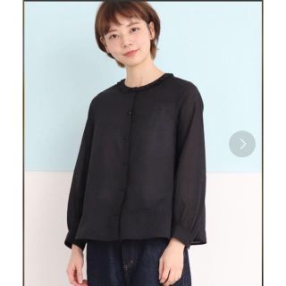 フィグロンドン(fig London)の新品未使用タグ付‼️fig Ｌondon ブラウス80/-ﾛｰﾝ　mimiBL (シャツ/ブラウス(長袖/七分))