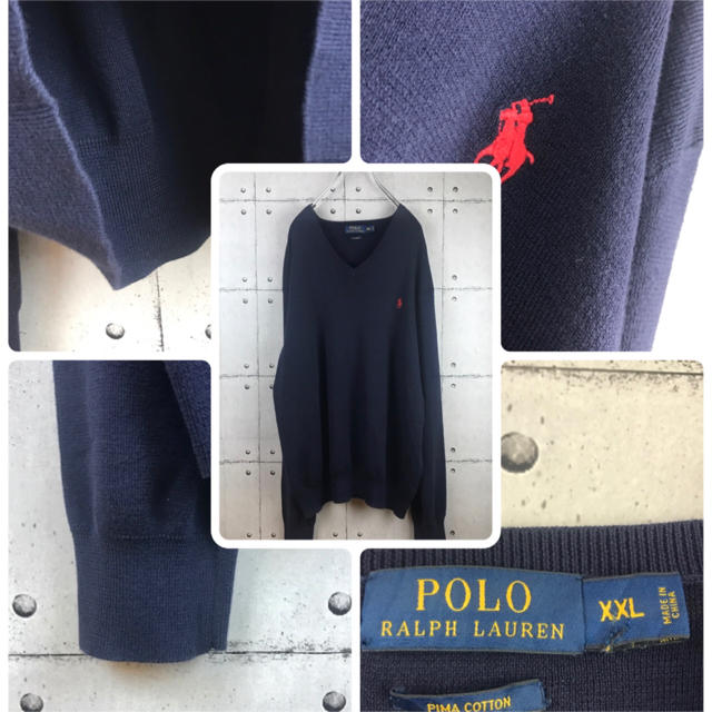 POLO RALPH LAUREN(ポロラルフローレン)の【ビッグシルエット】ラルフローレン ニット セーター ゆるだぼ メンズのトップス(ニット/セーター)の商品写真