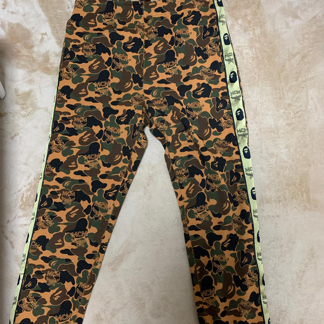 MCM × BAPE® CAMO SLIM SWEAT PANTS M