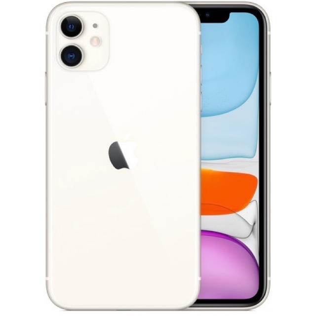 iPhone11 64GB 人気のホワイト Appleストア購入 SIMフリー