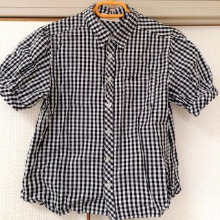 ダブルクローゼット(w closet)のギンガムチェックシャツ(カットソー(半袖/袖なし))