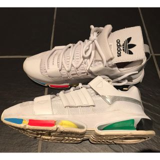 アディダス(adidas)のadidas オリンピックカラースニーカー➕PRADAスリッポン(スニーカー)