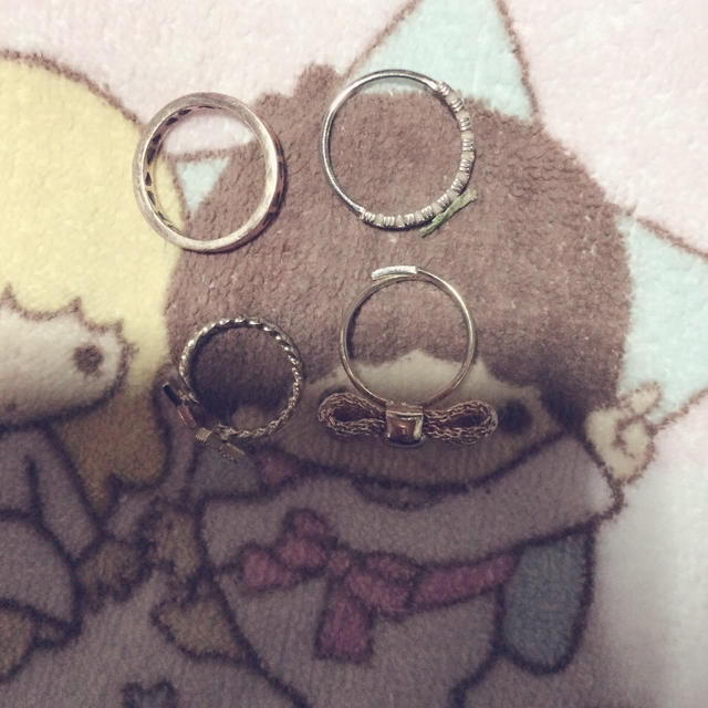 リング４点セット❤️ レディースのアクセサリー(リング(指輪))の商品写真