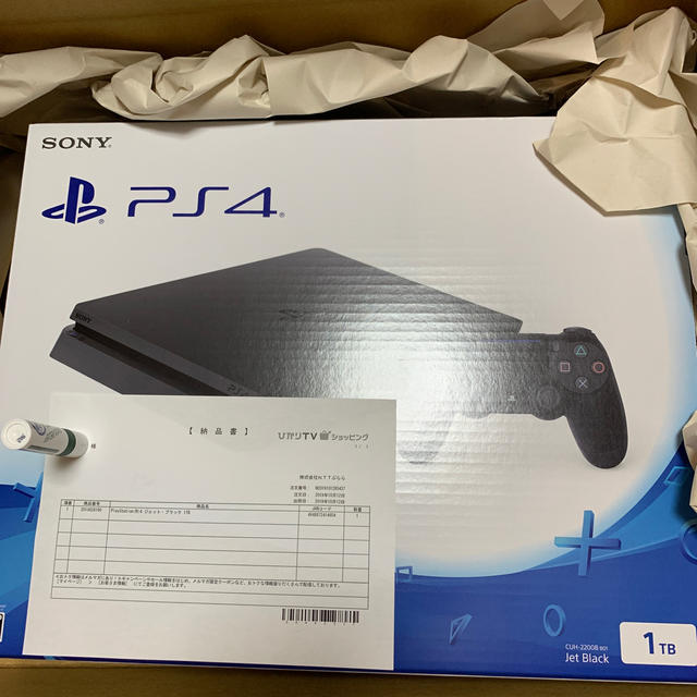 【ィブエンタ】 PlayStation4 - PlayStation 4 1TB JET BLACK 黒 CUH-2200Bの ィブエンタ