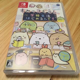 すみっコぐらし 学校生活はじめるんです １度のみプレイのみ 美品(家庭用ゲームソフト)