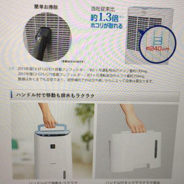 新品シャープ プラズマクラスター 衣類乾燥除湿機 2