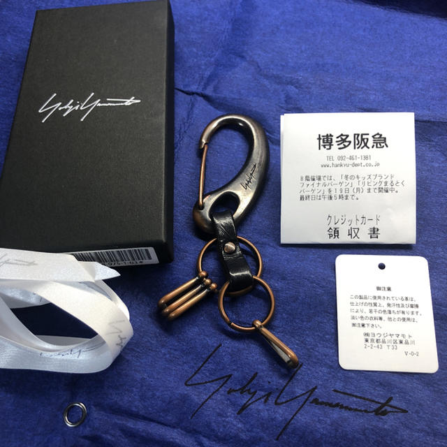 Yohji Yamamoto(ヨウジヤマモト)のyohji yamamoto ヨウジヤマモト カラビナ 18ss マットブラック メンズのファッション小物(キーホルダー)の商品写真