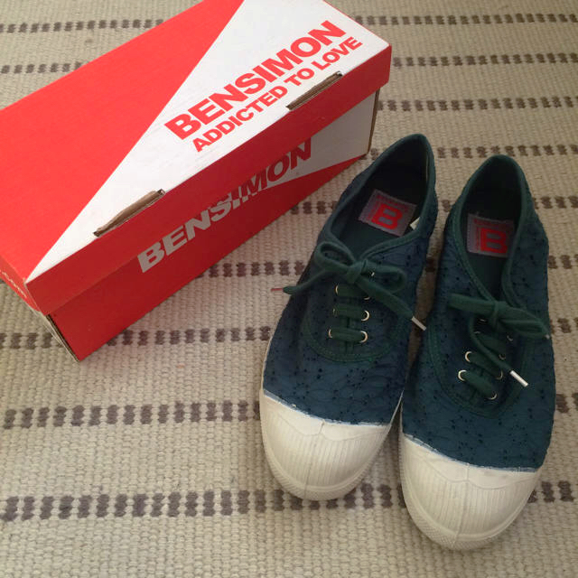 BENSIMON(ベンシモン)のベンシモン 39 グリーン スニーカー BENSIMON レディースの靴/シューズ(スニーカー)の商品写真