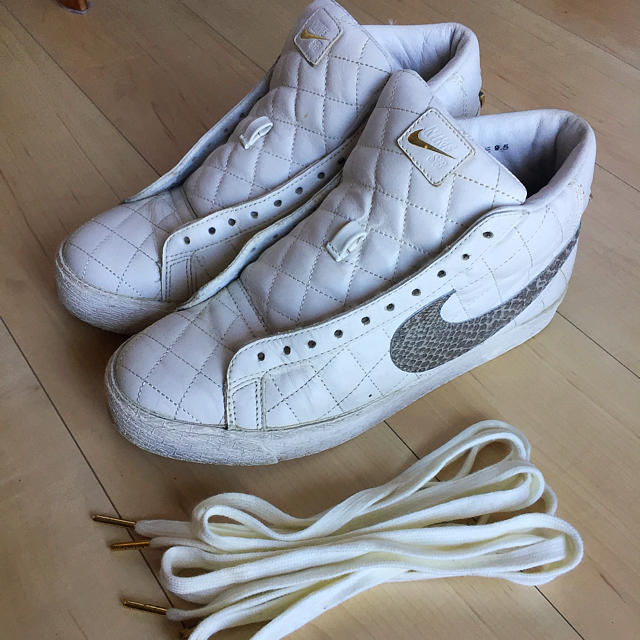 靴/シューズsupreme×NIKE BLAZER SB