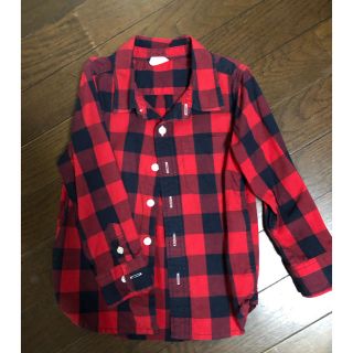 ギャップ(GAP)のGAP チェックシャツ　100(Tシャツ/カットソー)