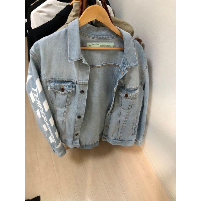 OFF-WHITE(オフホワイト)の「新品」OFF-WHITE Denim 'Temperature' Jacket メンズのジャケット/アウター(Gジャン/デニムジャケット)の商品写真