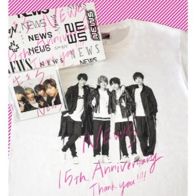 NEWS(ニュース)のNEWS 生きろanniversary box Tシャツ付き エンタメ/ホビーのタレントグッズ(アイドルグッズ)の商品写真