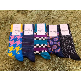 ビームス(BEAMS)のハッピーソックス happy socks 5足 定価7,150円(ソックス)