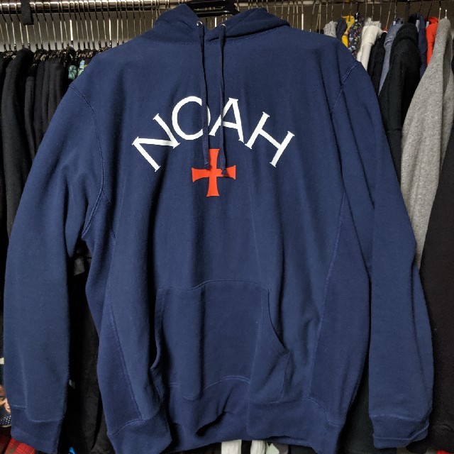 NOAH パーカー　NAVY　XL