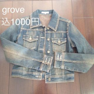 グローブ(grove)のgrove デニムジャケット(Gジャン/デニムジャケット)