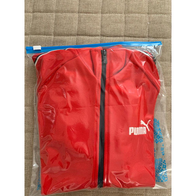 PUMA(プーマ)の【PUNA】ジャージ上・120cm/赤 キッズ/ベビー/マタニティのキッズ服男の子用(90cm~)(ジャケット/上着)の商品写真