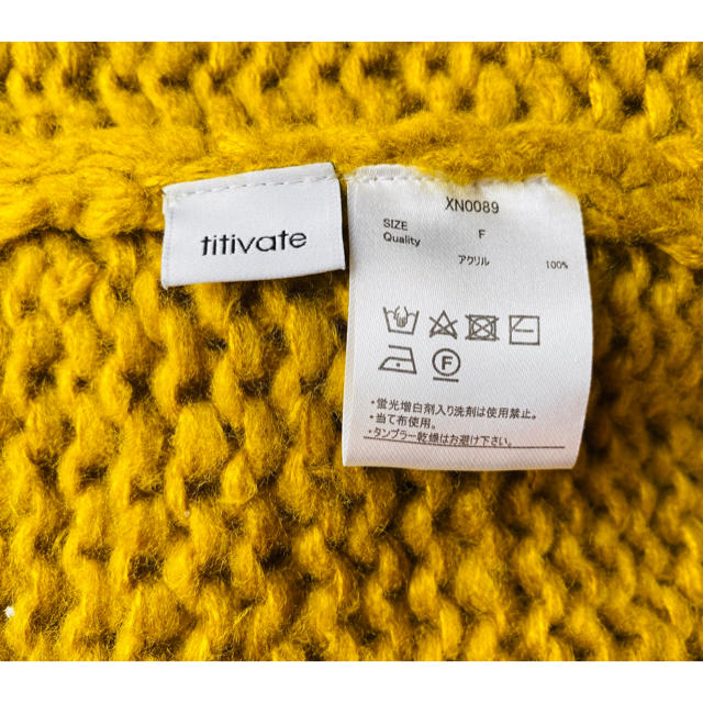 titivate(ティティベイト)のtitivate⭐️ハイネックケーブル編みニット⭐️ レディースのトップス(ニット/セーター)の商品写真