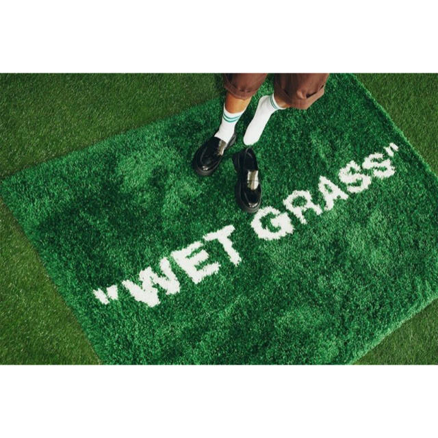 IKEA(イケア)の"WET GRASS"イケア✖︎ヴァージルマルケラッド インテリア/住まい/日用品のラグ/カーペット/マット(ラグ)の商品写真