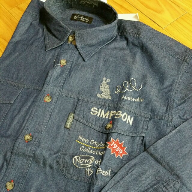 SIMPSON(シンプソン)のメンズSlMPSON ダンガリーシャツ　 メンズのトップス(シャツ)の商品写真