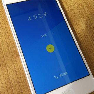 アクオス(AQUOS)のAQUOS U SHV37／ピンク×パウダー／SIMフリー(スマートフォン本体)