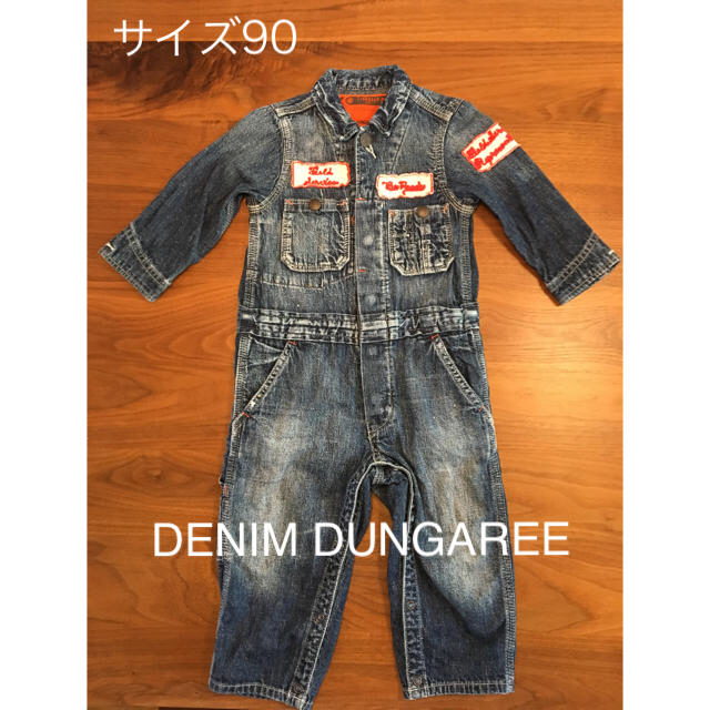 DENIM DUNGAREE - 値下げ☆DENIM DUNGAREE ( デニム＆ダンガリー)デニムつなぎ 90