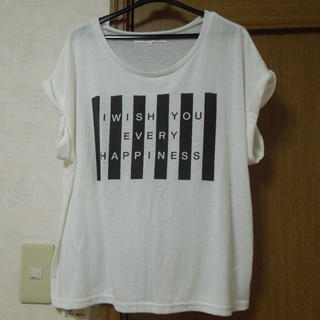 マーキュリーデュオ(MERCURYDUO)のロールアップTシャツ(Tシャツ(半袖/袖なし))