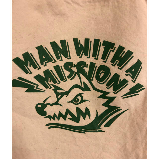 MAN WITH A MISSION(マンウィズアミッション)のマンウィズ　トートバッグ エンタメ/ホビーのタレントグッズ(ミュージシャン)の商品写真