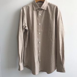 コモリ(COMOLI)のAURALEE WASHED FINX TWILL CHECK SHIRTS(シャツ)