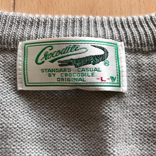 LACOSTE(ラコステ)の★美品★ラコステ ニットベスト グレー Ｌ メンズのトップス(ベスト)の商品写真