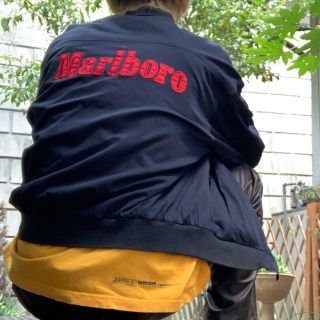 ジョンローレンスサリバン(JOHN LAWRENCE SULLIVAN)の［激レア］Marlboro ショートジャケット ブルゾン リバーシブル 古着 (ブルゾン)