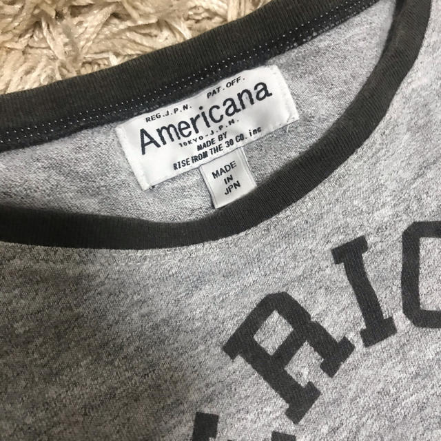 AMERICANA(アメリカーナ)のAmericana 7分丈Tシャツ レディースのトップス(Tシャツ(長袖/七分))の商品写真