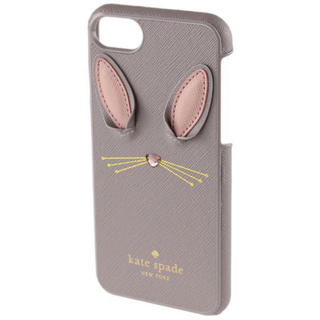 ケイトスペードニューヨーク(kate spade new york)のケイトスペード iphone7/8 可愛いウサギのレザーケース(iPhoneケース)