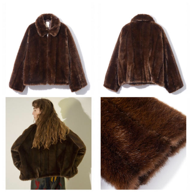新品✨ leinwande✨ Faux Fur Jacket  ✨の通販 by Minty's shop｜ラクマ