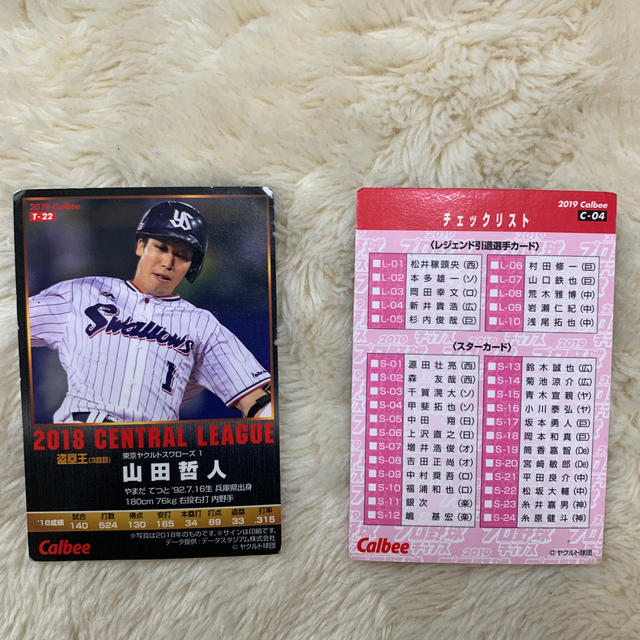 東京ヤクルトスワローズ(トウキョウヤクルトスワローズ)の山田哲人 サイン入 エンタメ/ホビーのタレントグッズ(スポーツ選手)の商品写真