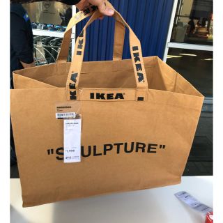 イケア(IKEA)のIKEA X VIRGIL ABLOH MARKERAD バック　L  新品(トートバッグ)