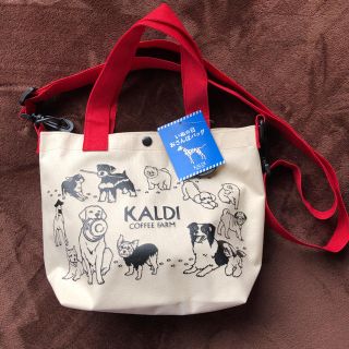 カルディ(KALDI)のKALDI トートバッグ(犬)