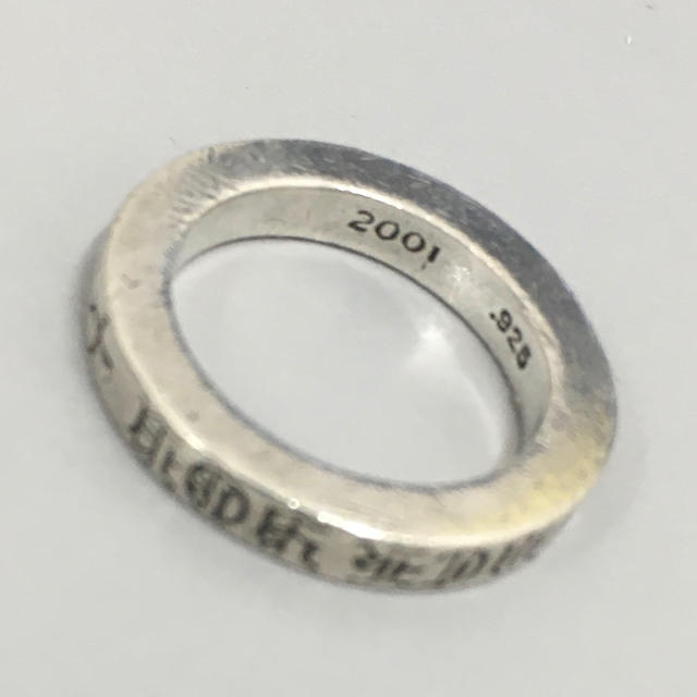 Chrome Hearts(クロムハーツ)のクロムハーツ 3mmスペーサーリング FUCK YOU 11.5号 メンズのアクセサリー(リング(指輪))の商品写真