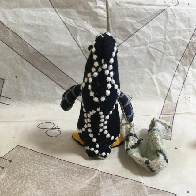 mina perhonen(ミナペルホネン)の寒がりペンギン 親子 親 です。 ハンドメイドのぬいぐるみ/人形(ぬいぐるみ)の商品写真