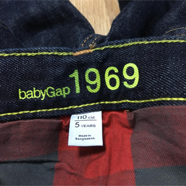 babyGAP(ベビーギャップ)の試着のみ baby GAP 裏地つきジーンズ110 キッズ/ベビー/マタニティのキッズ服男の子用(90cm~)(パンツ/スパッツ)の商品写真